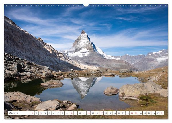 Produktbild: Matterhorn - Berg der Berge (Wandkalender 2026 DIN A2 quer), CALVENDO Monatskalender