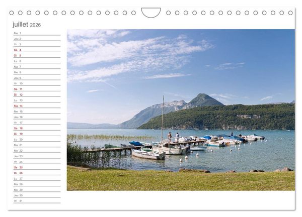 Produktbild: Coup d'&oelig;il sur le Lac d'Annecy (Calendrier mural 2026 DIN A4 vertical), CALVENDO calendrier mensuel