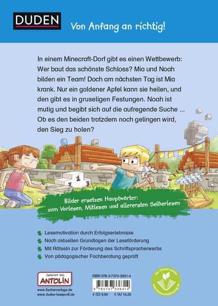 Produktbild: Duden Leseprofi – Mit Bildern lesen lernen: Das Geheimnis der Festung