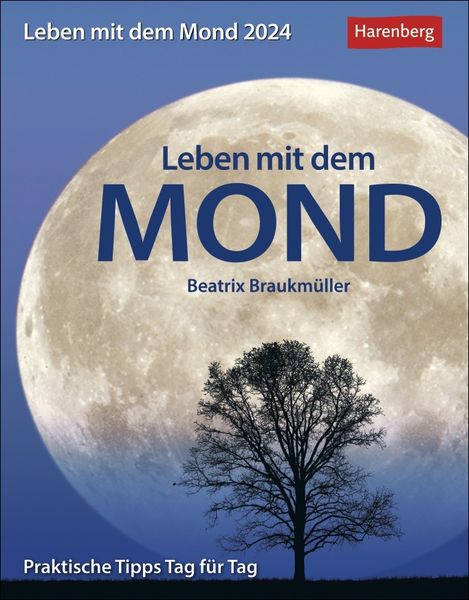 Leben mit dem Mond Tagesabreißkalender 2024
