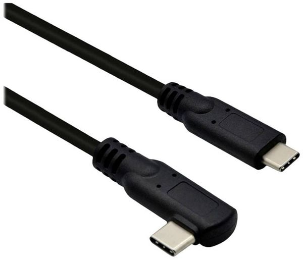 Roline USB-C Kabel USB-C Stecker 1.00m Schwarz 11.02.9075