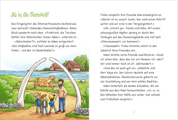 Produktbild: Die ZeitBande. Band 4. Im Tal der Mammuts