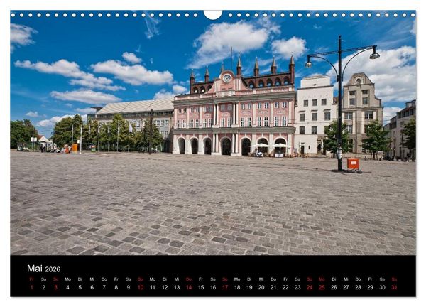 Produktbild: Rostock (Wandkalender 2026 DIN A3 quer), CALVENDO Monatskalender