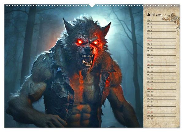 Produktbild: Viktorianische Schrecken (hochwertiger Premium Wandkalender 2026 DIN A2 quer), Kunstdruck in Hochglanz