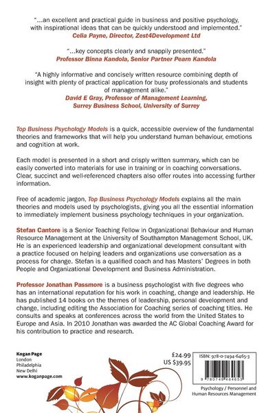 Produktbild: Top Business Psychology Models