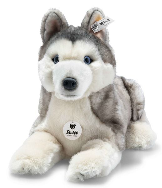 Produktbild: Steiff 067891 - Bernie Husky, liegend, Pl&uuml;sch, 33 cm