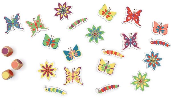 Produktbild: W&uuml;rfelsuchspiel Schmetterling (Kinderspiel)