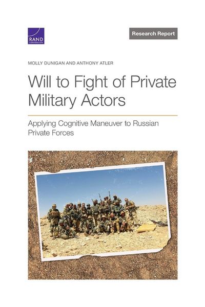 Produktbild: Will to Fight of Private Military Actors