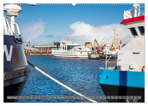Produktbild: Norddeich Spaziergang vom Hafen bis zum Strand (Wandkalender 2026 DIN A2 quer), CALVENDO Monatskalender