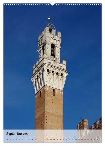 Produktbild: Siena - Die Toskana in Hochform (hochwertiger Premium Wandkalender 2026 DIN A2 hoch), Kunstdruck in Hochglanz