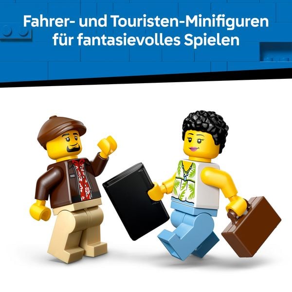 Produktbild: LEGO City 60487 Gelbes Taxi, Modellauto und 2 Minifiguren