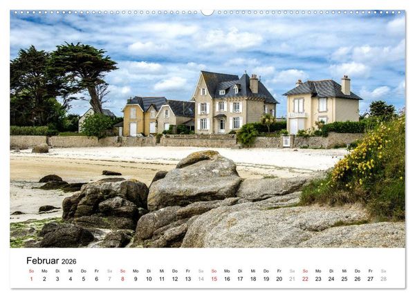 Produktbild: Bretonische Impressionen (hochwertiger Premium Wandkalender 2026 DIN A2 quer), Kunstdruck in Hochglanz