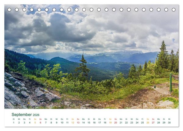 Produktbild: Auf der Winklmoosalm (Tischkalender 2026 DIN A5 quer), CALVENDO Monatskalender