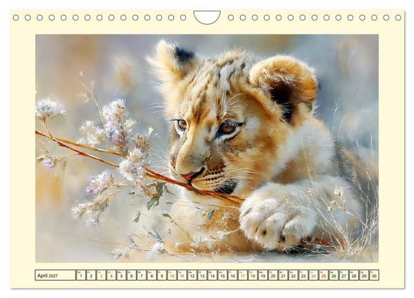 Produktbild: L&ouml;wenkinder. Afrikas kleine K&ouml;nige (Wandkalender 2027 DIN A4 quer), CALVENDO Monatskalender
