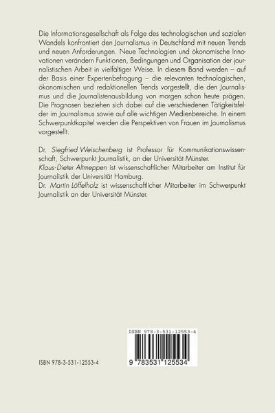 Produktbild: Die Zukunft des Journalismus