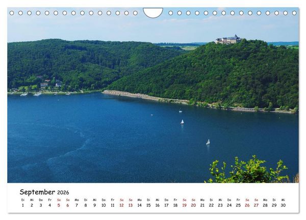 Produktbild: Der Edersee - Das Paradies in Nordhessen (Wandkalender 2026 DIN A4 quer), CALVENDO Monatskalender