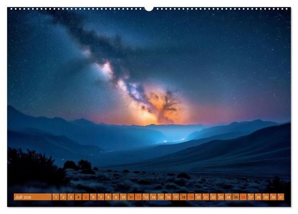 Produktbild: Ferne Galaxien (Wandkalender 2026 DIN A2 quer), CALVENDO Monatskalender
