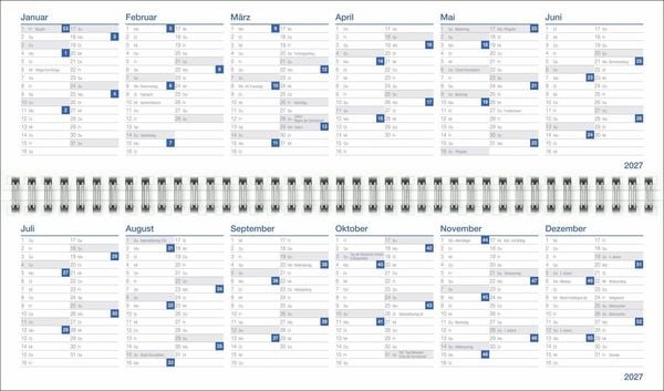 Produktbild: Wochenquerplaner, anthrazit 2027