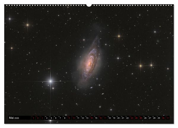 Produktbild: Galaxien im Universum (Wandkalender 2026 DIN A2 quer), CALVENDO Monatskalender