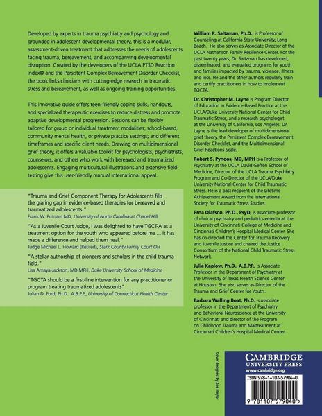 Produktbild: Trauma and Grief Component Therapy for Adolescents