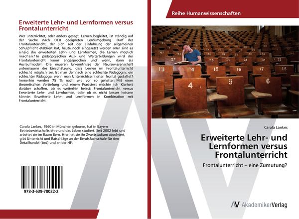 Produktbild: Erweiterte Lehr- und Lernformen versus Frontalunterricht