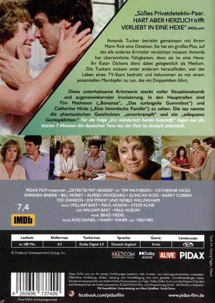 Produktbild: Detektei mit Hexerei (Tuckser&rsquo;s Witch) / Alle 12 Folgen der &uuml;bersinnlichen Krimiserie (Pidax Serien-Klassiker) [3 DVDs]