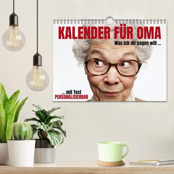 Produktbild: Kalender f&uuml;r Oma - Was ich dir sagen will (Wandkalender 2026 DIN A4 quer), CALVENDO Monatskalender