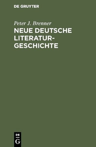 Produktbild: Neue deutsche Literaturgeschichte