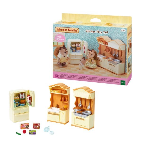 Produktbild: Sylvanian Families 5341 - Landhaus K&uuml;che mit K&uuml;hlschrank