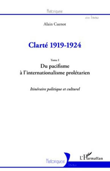Produktbild: Clarte 1919-1924 (Tome I)
