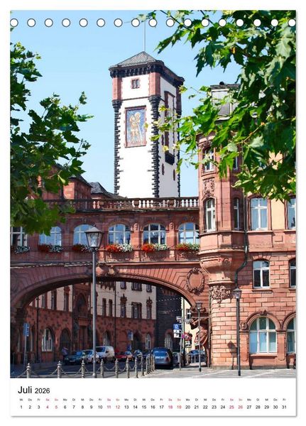 Produktbild: Frankfurt am Main 2026 Bilder vom Taxifahrer (Tischkalender 2026 DIN A5 hoch), CALVENDO Monatskalender