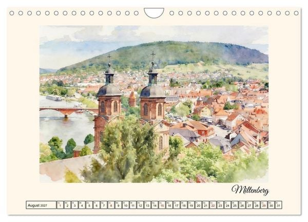 Produktbild: Erholung im Odenwald (Wandkalender 2027 DIN A4 quer), CALVENDO Monatskalender