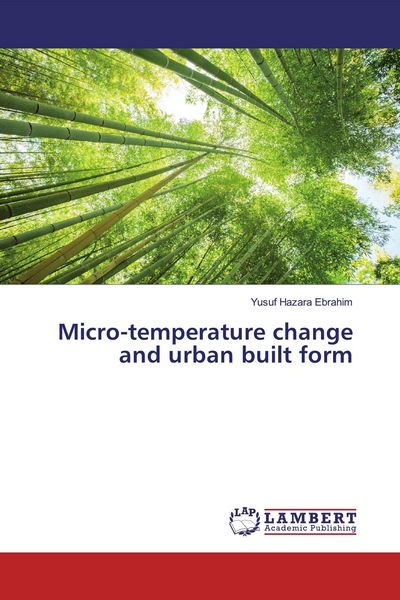 Produktbild: Micro-temperature change and urban built form