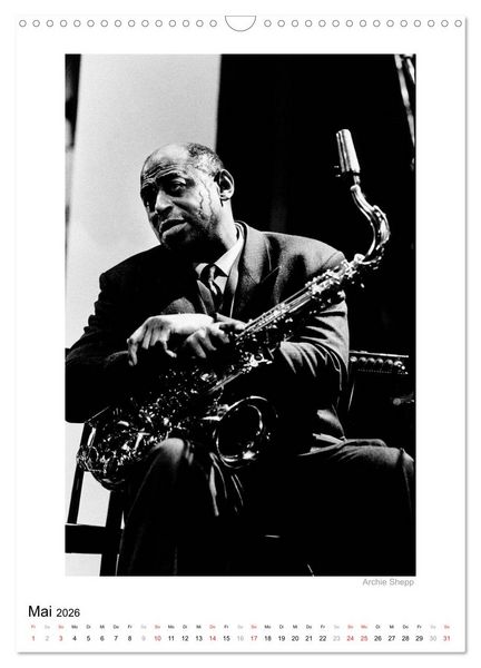 Produktbild: Jazzsound (Wandkalender 2026 DIN A3 hoch), CALVENDO Monatskalender