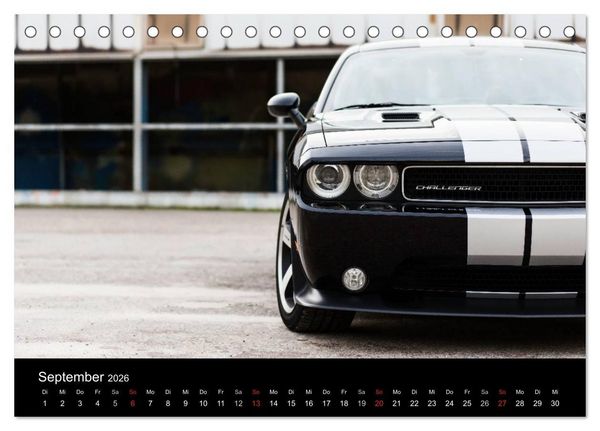 Produktbild: Dodge Challenger SRT8 (Tischkalender 2026 DIN A5 quer), CALVENDO Monatskalender
