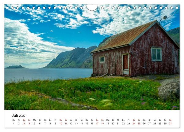 Produktbild: Atemberaubende Natur der Lofoten (Wandkalender 2027 DIN A4 quer), CALVENDO Monatskalender