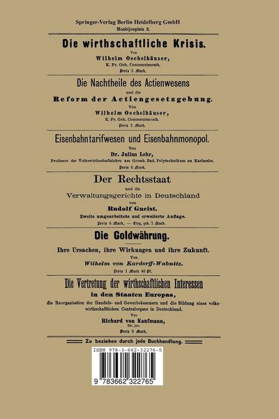 Produktbild: Die Tarifreform von 1879