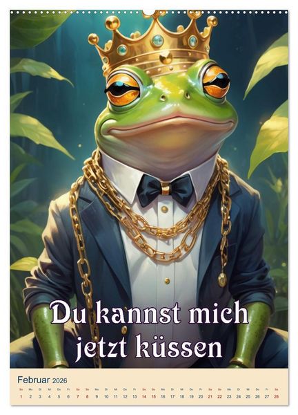 Produktbild: Tierische Leichtigkeit (Wandkalender 2026 DIN A2 hoch), CALVENDO Monatskalender