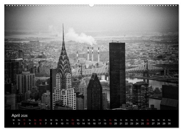 Produktbild: New York 2026 (Wandkalender 2026 DIN A2 quer), CALVENDO Monatskalender