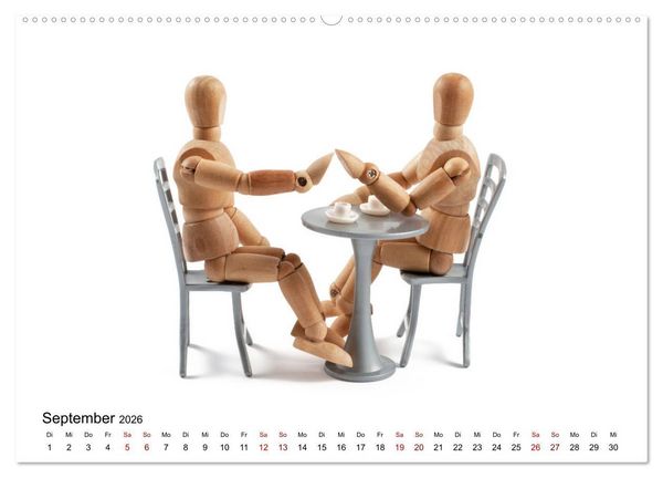 Produktbild: Und immer wieder mit Liebe (Wandkalender 2026 DIN A2 quer), CALVENDO Monatskalender