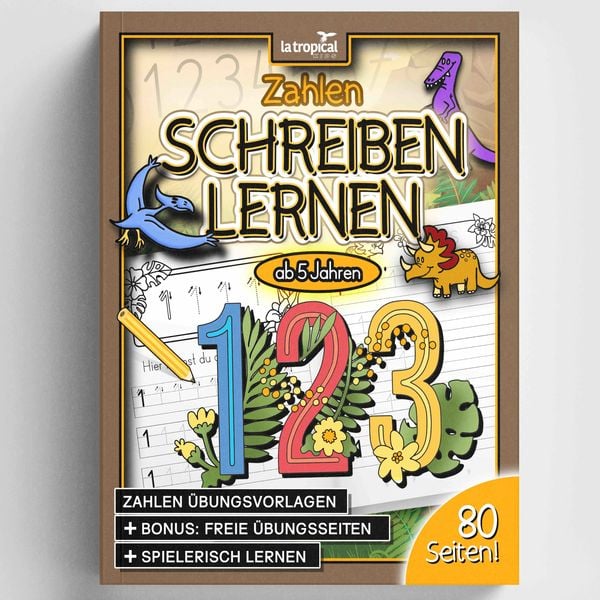 Produktbild: Zahlen schreiben lernen ab 5 Jahren