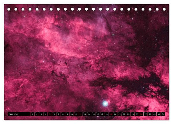 Produktbild: Wunder der Milchstra&szlig;e (Tischkalender 2026 DIN A5 quer), CALVENDO Monatskalender