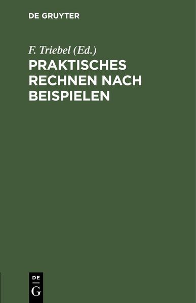 Produktbild: Praktisches Rechnen nach Beispielen