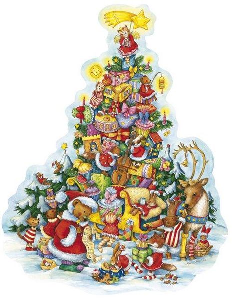 Produktbild: Adventskalender "P&auml;ckchenschlitten"