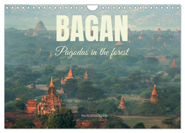 Produktbild: Bagan - Pagodas in the forest (Wall Calendar 2026 DIN A4 landscape), CALVENDO 12 Month Wall Calendar