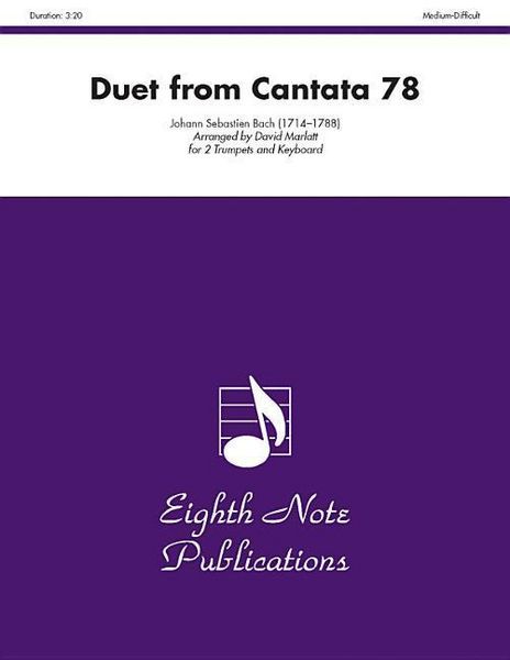 Produktbild: Bach, J: Duet (from Cantata 78)