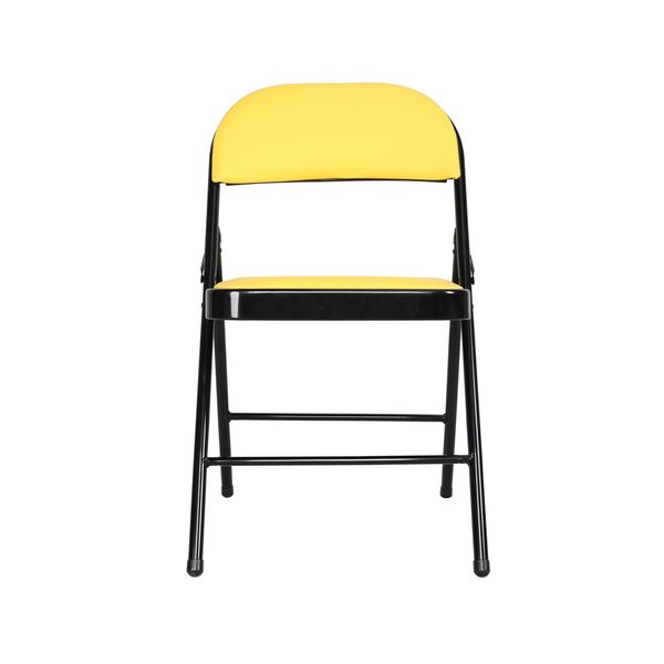 Produktbild: HTI-Living Klappstuhl Wedigo PVC Gelb Schwarz Klappstuhl Wedigo PVC Gelb Schwarz