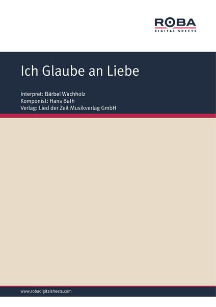 Produktbild: Ich Glaube an Liebe
