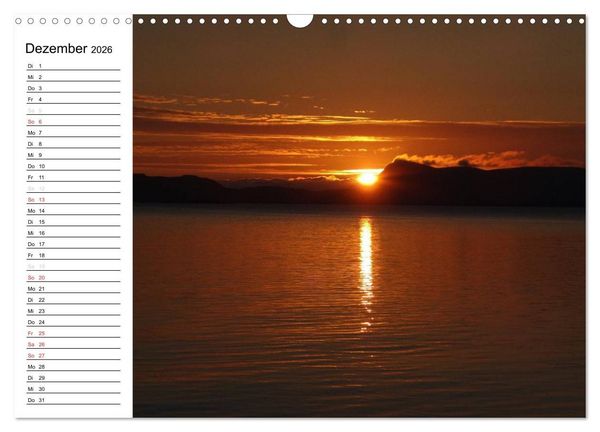 Produktbild: Impressionen von Norwegen entlang der Hurtigruten (Wandkalender 2026 DIN A3 quer), CALVENDO Monatskalender