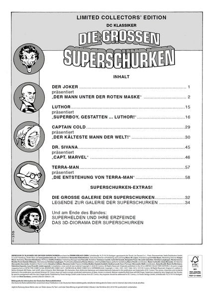 Produktbild: DC Klassiker: Die gro&szlig;en Superschurken